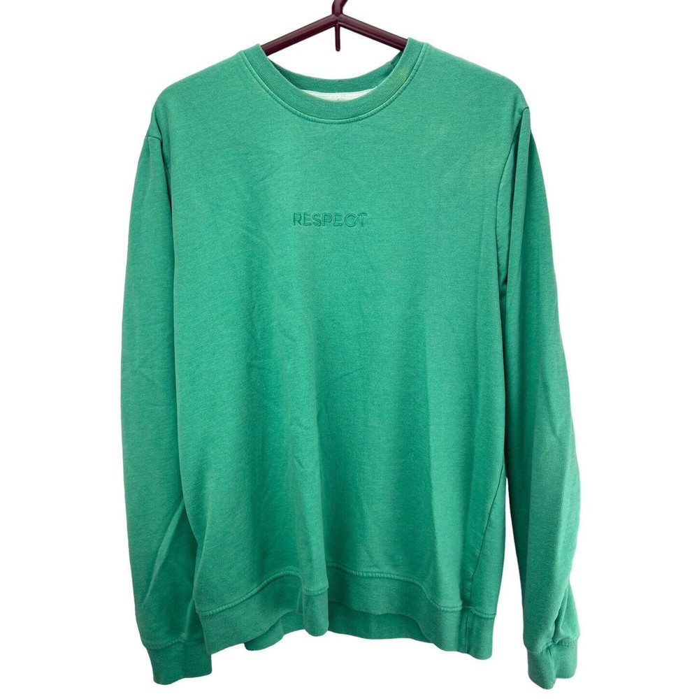 San Francisco Work Shirt Sweatshirt Youth Large Light Green Respect